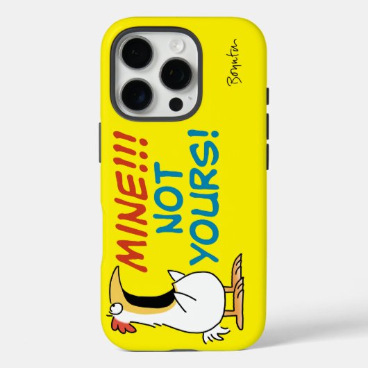 MEINE! NICHT DEIN! Case-Mate iPhone HÜLLE (Rückseite)