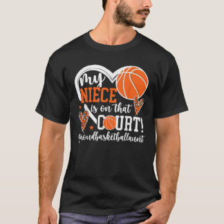 Meine Nichte Basketballtante eines Basketballspiel T-Shirt