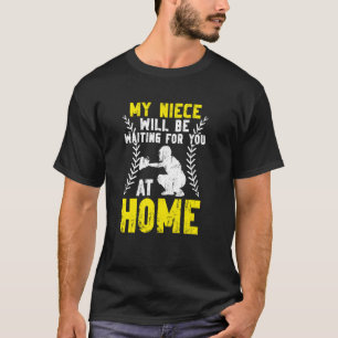 Meine Nichte Softball Catcher Onkel eines Softball T-Shirt