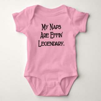 Meine Nickerchen sind der legendäre Funny Baby T - Strampler
