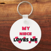 Meine Niece-Lieben Schlüsselanhänger (Vorderseite)