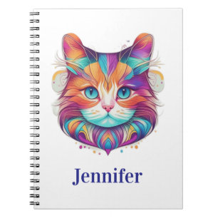 Meine Niedliche Katze - elegantes Personalisiertes Notizblock