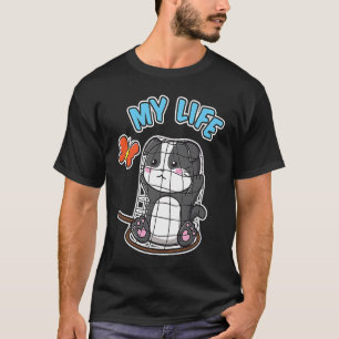 Meine Niedliche Katze im Schmetterlingsnetz gefang T-Shirt
