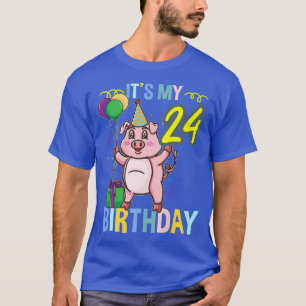 Meine Niedliche Schweinepest zum 24. Geburtstag T-Shirt
