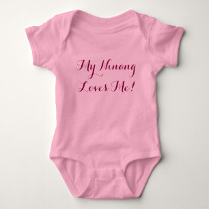 Meine Ninang liebt mich! Baby Strampler