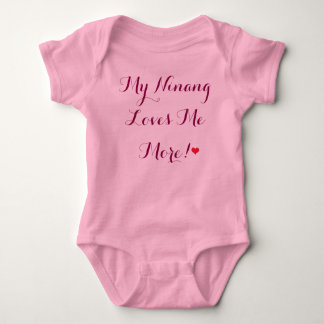 Meine Ninang liebt mich mehr! Baby Strampler