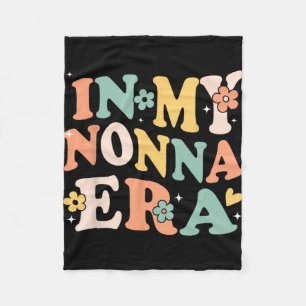 Meine Nonna-Ära Lustig Sarkastisch Groovy Retro Mü Fleecedecke
