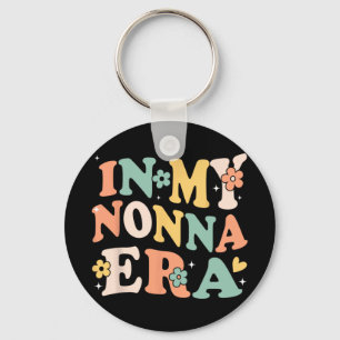 Meine Nonna-Ära Lustig Sarkastisch Groovy Retro Mü Schlüsselanhänger