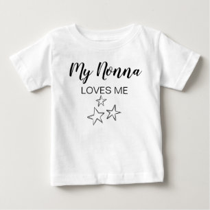 Meine Nonna Liebe Me Oma Niedlich Baby Dusche T-shirt