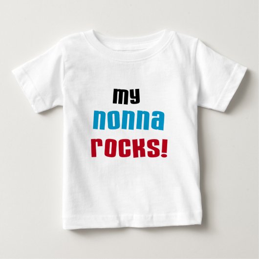 Meine Nonna Rocks T - Shirt und Geschenke (Vorderseite)