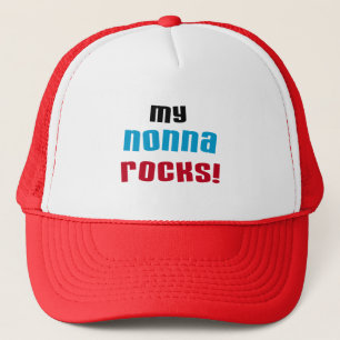 Meine Nonna Rocks T - Shirt und Geschenke Truckerkappe