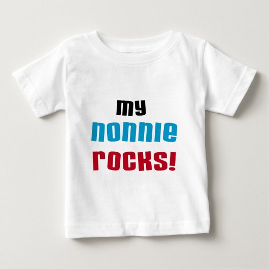 Meine Nonnie Rocks T - Shirt und Geschenke (Vorderseite)