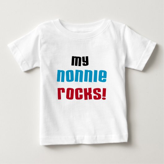 Meine Nonnie Rocks T - Shirt und Geschenke (Vorderseite)
