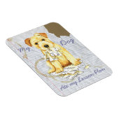 Meine Norfolk Terrier Ate My Lessingplan Magnet (Rechte Seite)