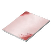 Meine Notizen in Red Marble Notizblock (Rotiert)