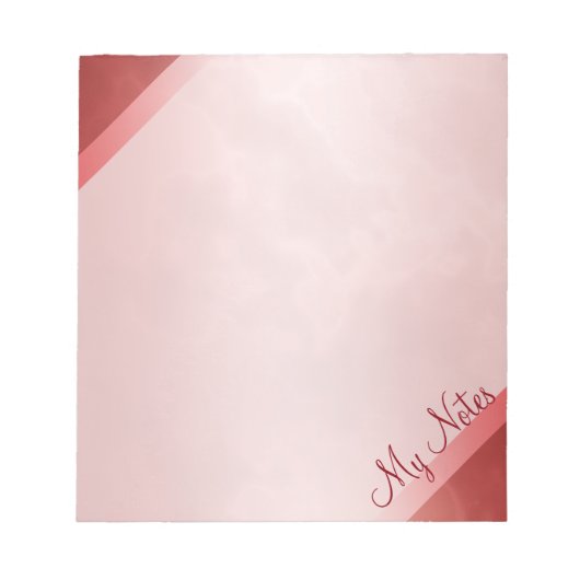 Meine Notizen in Red Marble Notizblock (Vorderseite)