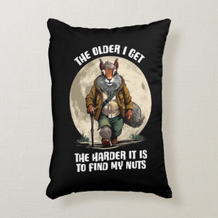 Meine Nüsse finden - lustiges Eichhörnchen Dekokissen