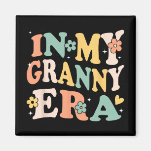 Meine Oma-Ära Lustig Sarkastisch Groovy Retro Mütt Magnet