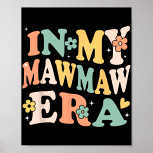 Meine Oma-Ära Lustig Sarkastisch Groovy Retro Mütt Poster