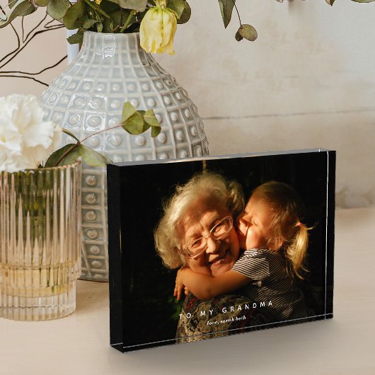 Meine Oma Custom Fotoblock