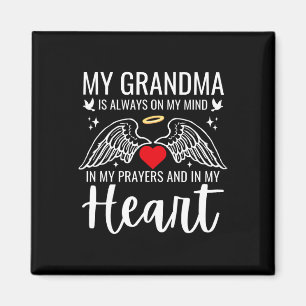 Meine Oma Guardian Angel Heaven Memorial Liebe Mot Magnet