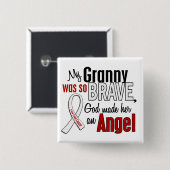 Meine Oma ist ein Engels-Lungenkrebs Button (Vorne & Hinten)
