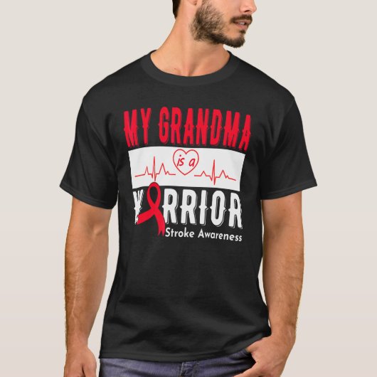 Meine Oma ist ein Krieger, der die Aufmerksamkeit  T-Shirt (Vorderseite)
