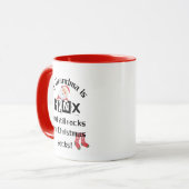 Meine Oma ist GenX und rockt noch immer die Weihna Tasse (Vorderseite Links)