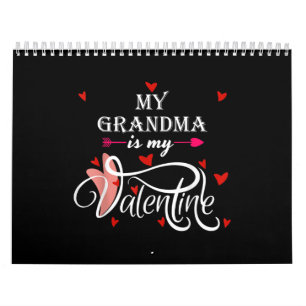 Meine Oma ist mein Valentine Valentinstag Grandson Kalender