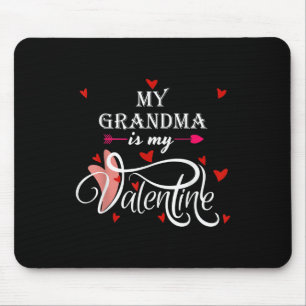 Meine Oma ist mein Valentine Valentinstag Grandson Mousepad