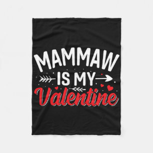 Meine Oma ist mein Valentinstag Lustige Jungs Vale Fleecedecke