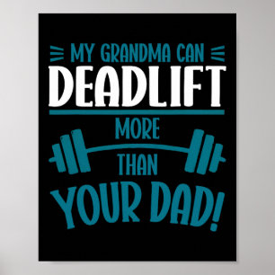 Meine Oma kann mehr sterben, als dein Vater traini Poster