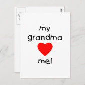 Meine Oma-Liebe Postkarte (Vorne/Hinten)