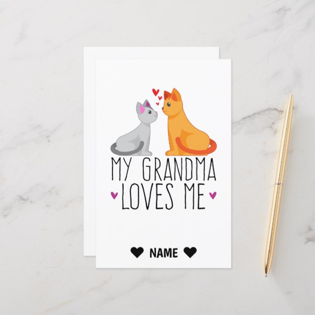 Meine Oma-Lieben (Vorderseite/Rückseite Beispiel)