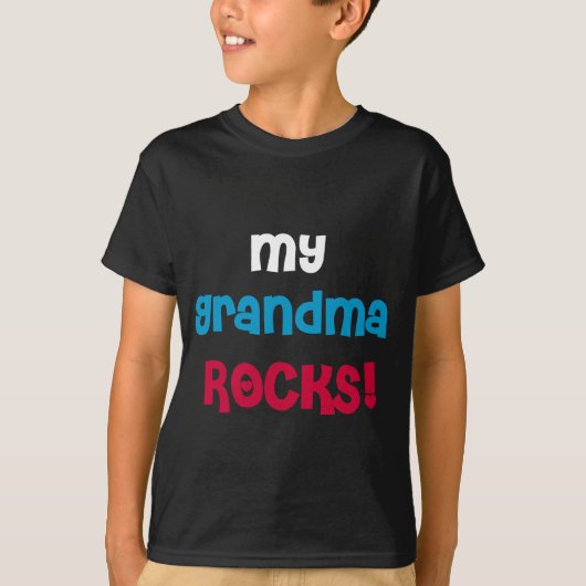 Meine Oma Rocks T-Shirt (Vorderseite)