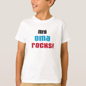 Meine Oma Rocks T - Shirt und Geschenke (Vorderseite)