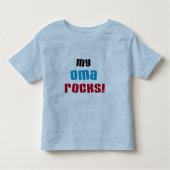 Meine Oma Rocks T - Shirt und Geschenke (Vorderseite)