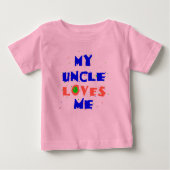 Meine ONKEL-Lieben Baby T-shirt (Vorderseite)