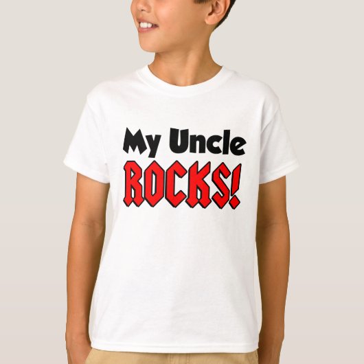 Meine Onkel Rocks T-Shirt (Vorderseite)
