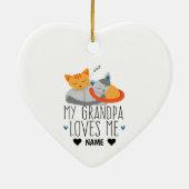 Meine Opa-Lieben Keramik Ornament (Hinten)