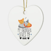 Meine Opa-Lieben Keramik Ornament (Links)