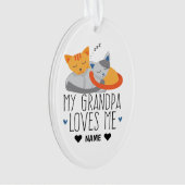 Meine Opa-Lieben Ornament (Vorderseite)