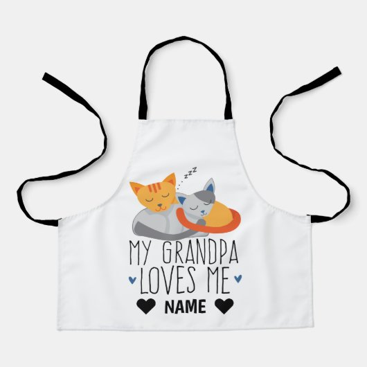 Meine Opa-Lieben Schürze (Vorderseite)