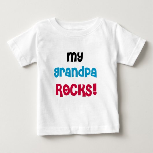 Meine Opa Rocks Baby T-shirt (Vorderseite)