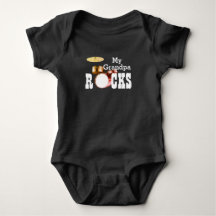 "Meine Opa Rocks!" mit Drum Set Baby Bodysuit