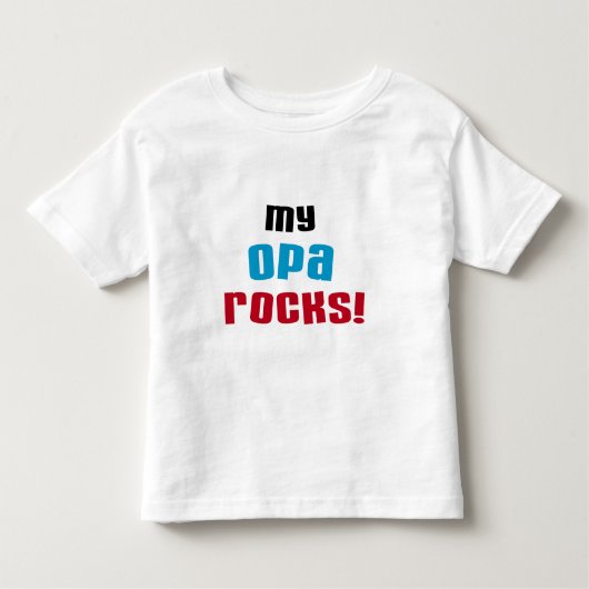 Meine Opa Rocks T - Shirt und Geschenke (Vorderseite)