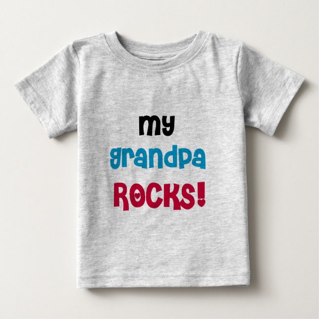 Meine Opa Rocks T - Shirt und Geschenke (Vorderseite)