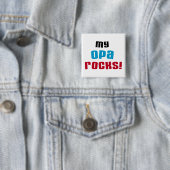 Meine Opa Rocks T - Shirt und Geschenke Button (Beispiel)