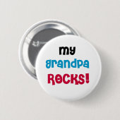 Meine Opa Rocks Tshirts und Geschenke Button (Vorne & Hinten)