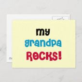 Meine Opa Rocks Tshirts und Geschenke Postkarte (Vorne/Hinten)